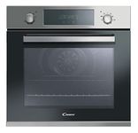 Candy FCPK606X Large 65 Litre 9 Function Electric Single Wall Oven - Stainless Steel