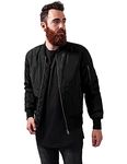 Urban Classics Men's 2-Tone Bomber Jacket, Black (Blk/Blk 00017), X-Large