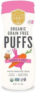 Serenity Kids Carrot & Beet Baby Food Puffs, Toddler Snacks, 1.5 Oz, 6 Pack