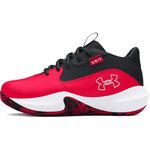 Under Armour Kids' Pre School Lockdown 7 Basketball Shoes, (600) Red/Black/White, 10.5 Toddler