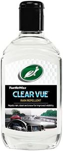 Turtle Wax 51781 Clearvue Car Rain Repellant 300ml - Improves Visibility On the Road In All Weather Including Rain, Sleet & Snow - Easy-to-use Glide On Formula for Exterior Glass Surface Including Motorbike Helmet Screen