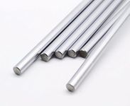 Invento 2pcs EN31 Steel Smooth Rod 14mm OD 500mm (0.5 mtr) Long for Machines DIY Projects