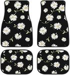 Daisy Car Floor Mats Set of 4,Cute 