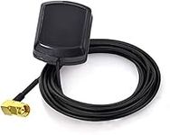 Superbat Waterproof Active External GPS Nav Antenna with SMA Connector for Car DVD GPS Navigation Head Unit Stereos Head Unit Radio Stereo DVR etc.