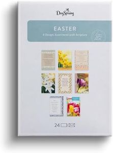 DaySpring - aster Blessings - 8 Design Assortment with Scripture - 24 Easter Boxed Cards and Envelopes (U1617)