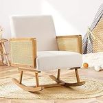 Oikiture Rocking Chair with Cushion