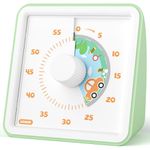 LIORQUE Visual Timer Countdown Timer for Kids Autism Silent 60 Min Kitchen Timer for Teacher Kids Classroom Study Car