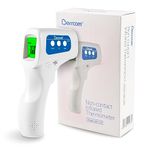 Berrcom Forehead Digital Thermometer Medical Thermometer for Adults and Children Non Contact Baby Thermometer Infrared Digital Thermometer with Instant Reading, Fever Alarm