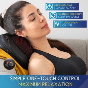 Comfort Supplies Shiatsu Massager – Deep Tissue Neck and Back Relief