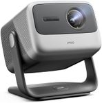 JMGO N1S Pro Triple Laser 4K Projector with WiFi and Bluetooth, 2250 ISO Lumens, 1600:1 Contrast, Netflix, GTV, 360° Real-time Auto Focus, 300", HDR10, Dolby Digital Plus, Portable for Home Outdoor