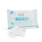 Utiva Cleansing Wipes for Women – Feminine Hygiene Wipes – Natural Intimate Wipes – pH Balanced Feminine Care - Alcohol-Free, Fragrance-Free Vaginal Wipes, 5 Pack Bundle of 15 Count Resealable Pouches