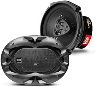 BOSS Audio Systems CH6930B 6 x 9 Inch Car Door Speakers - 400 Watts Max (Pair), Coaxial, 3 Way, Full Range, 4 Ohms, Sold in Pairs, Bocinas para Carro