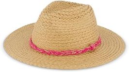 Nicole Miller Straw Sun Hats for Women, Azalea