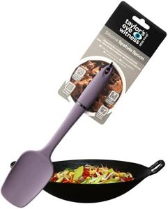 Taylors Eye Witness Large Silicone Berry Spatula Spoon - Dishwasher Safe. Perfect for Non-Stick Pans. Hygienic Alternative to Wood. Odour, Stain & Heat Resistant (260°C/500°F). 5 Year Guarantee.