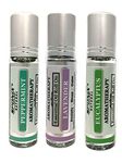 Best Essential Oil Roll On Gift Set, Lavender, Peppermint and Eucalyptus, 10 mL each by Sponix