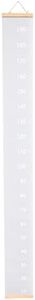 TOYANDONA Children's Height Gauge Height Meter Growth Measuring Bar Roll Up Children Baby Nursery Decoration for Children Nursery Bedroom Grey Children Children's Height Chart