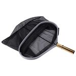 Dwawoo Leaf Net Rake, Heavy Duty Swimming Pool Filter Net Skimmer Pool Leaf Frame Mesh for Pool, Fountain, Fish Tank, Ponds Swimming Supplies