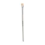 UROPARIS 106 Eye Brush For Makeup | Flat Shader Eyeshadow Brush with Wooden Handle | Natural Bristles, Brass Accents - Silver (1 Piece)