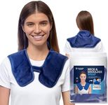 Doctor's Choice Neck and Shoulder Wrap for Hot & Cold Therapy - Neck Heating Pad, Shoulder Heating Pad, Flexible Gel Pack for Pain Relief