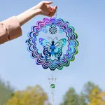 Butterfly Wind Spinner with Tail Sp