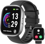 anyloop Smart Watch for Men Women with Call Answer/Dial Activity Tracker Smart Watches,1.83''TFT Display Fitness Tracker with Message Reminder IP68 Waterproof Heartrate for Android & iOS (Black)