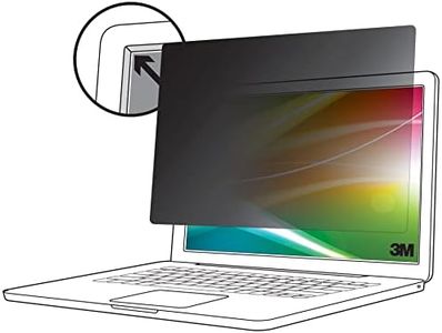 3M Bright Screen Privacy Filter for 14in Laptop, 16:10, BP140W1B