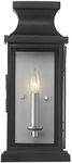 Savoy House 5-5910-BK Outdoor Sconce with Clear Shades, Black Finish