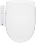 SmartBidet SB-2600 Electric Bidet Seat for Elongated - Electronic Heated Toilet Seat with Warm Air Dryer and Temperature Controlled Wash Functions (Unlimited Hot Water)