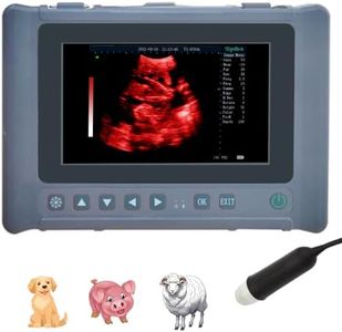 RUISHENG T1-M 8-inch Screen Portable Ultrasound Machine, Equipped with a 3.5MHz Mechanical Probe, is Suitable for Pregnancy Detection in Large Dogs, Pigs, Sheep, etc.