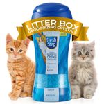 Fresh Step Cat Litter Crystals in Fresh Scent | Cat Litter Box Deodorizer | Combats Cat Odors and Neutralizes Smells to Keep Your Home Clean, 15 Ounces