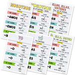 Spanish Verb Conjugation Classroom Variety Posters (Set of 6) 12 x 18 inches