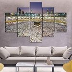 Large 5 Panels Canvas Wall Art Rama