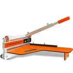 Laminate Cutter, Zozen 310mm Vinyl Floor/Plank Cutter with Wheel – Just 1 Step Meet Angle&Length Cutting, Flooring Tools - Cuts Vinyl Plank, Engineer Wood, LVP/T, VCT, SPC, WPC
