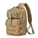 HAOMUK Tactical Sling Bag Pack Mili