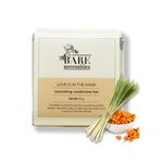 Bare Necessities Love is in the Hair Organic Conditioner Bar for Healthy Shiny Silky Smooth Hair | Anti-frizz nourishing conditioner for Men and Women | Vegan, PETA Certified - 85g