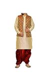 Modern Garments Men Kurta Dhoti with Waistcoat Jacket