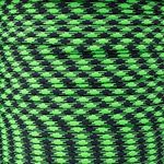 50FT Type III Viper (Neon Green/Black) Paracord 550 Parachute Cord 7 Strand Made in USA