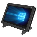 CUQI 5 Inch Capacitive Touch Screen for Raspberry Pi 4-800x480 Pixels HD HDMI Portable TouchScreen Display with Acrylic Stand (Support Pi 4 & Pi 3 B+, Windows)