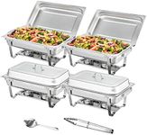 VEVOR Chafing Dish Buffet Set, 4 Pa