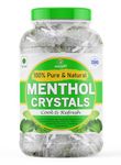 AAAL 100% Pure Menthol Crystals Food Grade And Edible/Freshness Sealed Pack (250 GRAM (JAR))