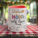 DAYS MOM'S SELF Love Mug, Coloured Motivational Mug, Positivity Cup, Inspirational Mug, Birthday Gift, Gift for Mum, Gift for Her, Mother's Mug