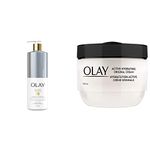 Olay Firming & Hydrating Body Lotion with Collagen (502 ml) + Olay Active Hydrating Face Cream (100 ml)