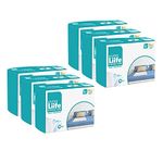 Super Liife Premium Underpads for Adults with Extra Soft Cotton and Super Absorption (Large 60 * 90 cm) with Eco-Friendly Disposable Bags - Pack of 60