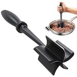 Meat Chopper, Multifunctional Meat Chopper with Non-Slip Handle, Nylon Meat Masher, Heat Resistant Hamburger Chopper Beef Masher Non Stick Mix Chopper for Home Kitchen