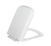 Cera Toilet Seat Cover Campbell Wall Mounted White | Soft Close Seat | Pp (polypropylene) | Modern | 45x34.5 cm | 1 Piece (Campbell Seat Cover)