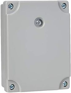 BG Electrical IP55 Dusk-Till-Dawn Outdoor Weatherproof Light Sensor Timer Switch, Grey