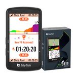 Bryton Rider S810 GPS Bike Computer with 3.5" Color Touchscreen with 2.5D Curved Glass, 50hrs Battery, Offline Europe Map, Turn-by-Turn Navigation, ANT+/BLE, Strava Live Segment