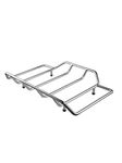 SWESGI Luggage Rack Trunk Top Luggage Rack Motorcycle Trunk Rail Rack Compatible for Harley Touring Street Glide Electra Glide Road Glide Road King Ultra Limited 1984-2022,Chrome