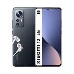 Xiaomi 12 - Smartphone 8 + 256 GB, 6.28” 120Hz AMOLED Display, Snapdragon 8 Gen 1, 50MP+13MP+5MP Triple Camera, 4500mAh, Grey (UK Version + 2 Years Warranty)