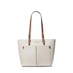 Michael Kors handbag for women Jet set travel shoulder bag tote bag (Vanilla)